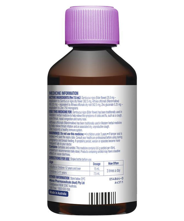 DURO-TUSS Childrens Cough Cold and Flu Liquid 200ml
