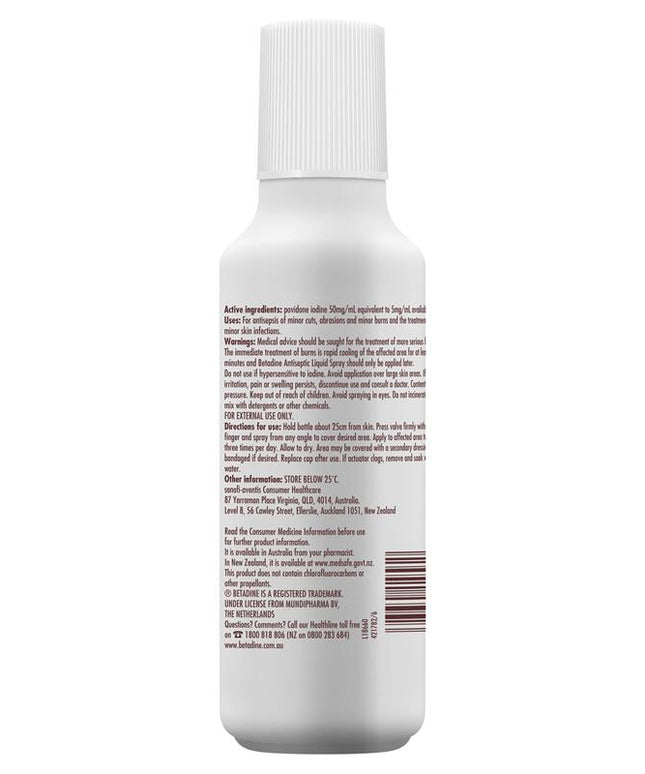 Betadine Antiseptic Liquid Spray 75mL