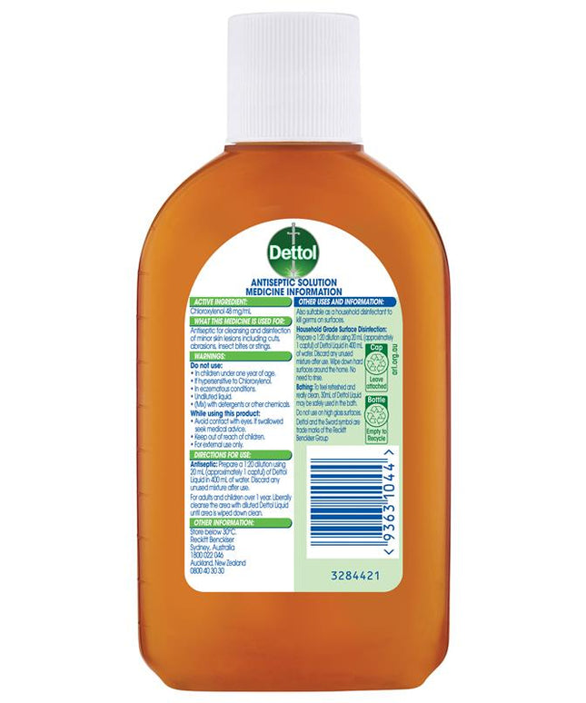 Dettol Antiseptic Antibacterial Disinfectant Liquid 250ml