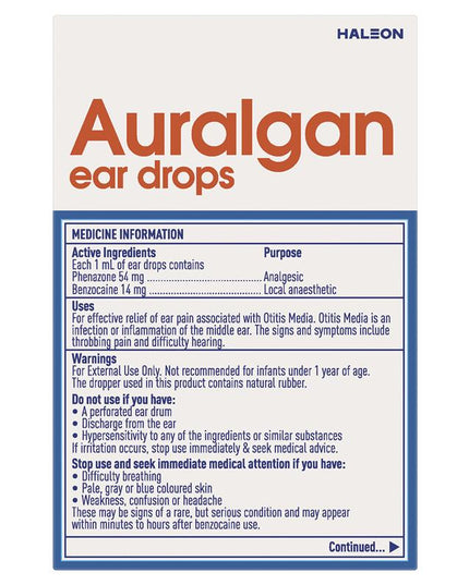 Auralgan Ear Drops 15mL