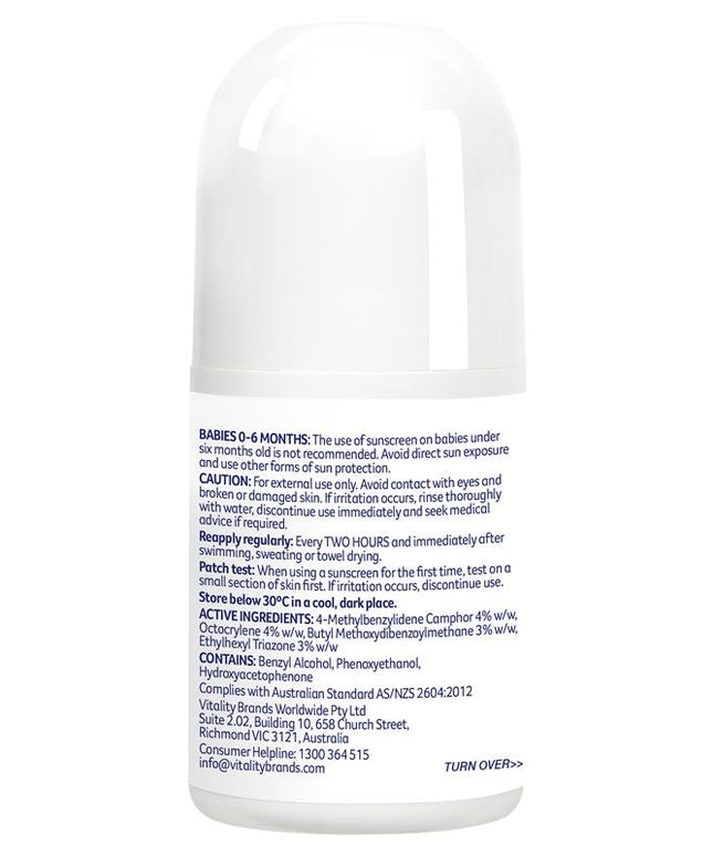 Cancer Council SPF 50+ Kids 75ml Roll On