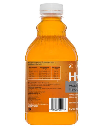 Hydralyte Liquid Orange 1Litre