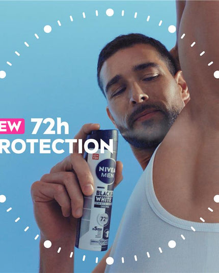 NIVEA MEN Black & White Power Aerosol Deodorant 72H Protection 250ml