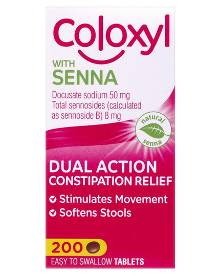 Coloxyl With Senna Tablets 200