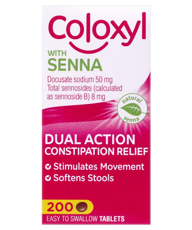 Coloxyl With Senna Tablets 200