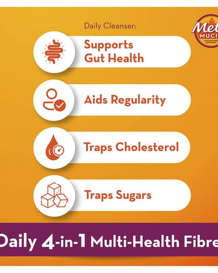 Metamucil Fibre Supplement Smooth Orange 114 Dose 673g