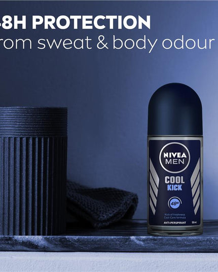 NIVEA MEN Cool Kick 48H Roll On Deodorant 50ml