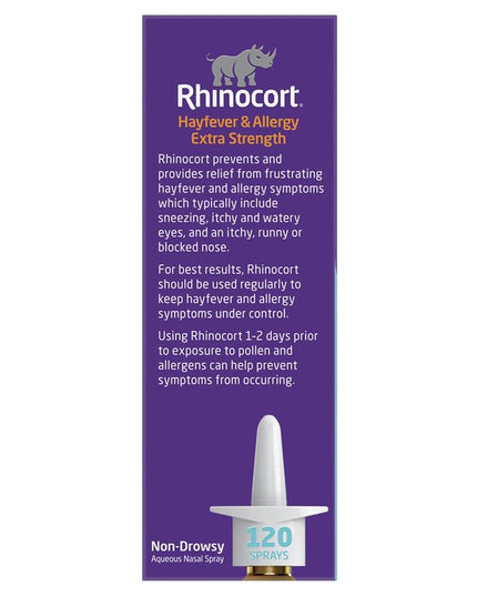 Rhinocort Extra Strength Hayfever & Allergy Nasal Spray 120 Sprays