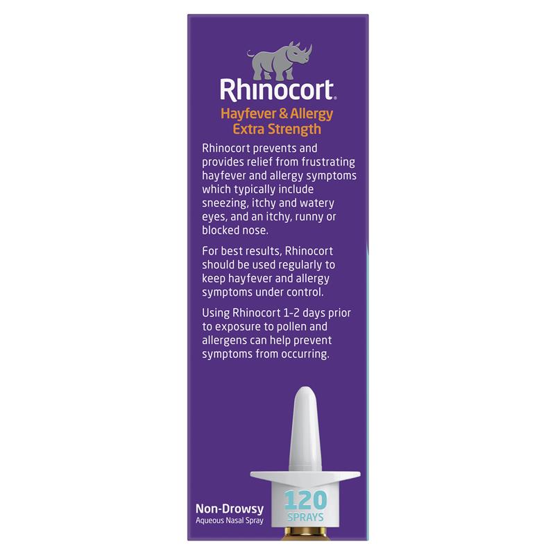 Rhinocort Extra Strength Hayfever & Allergy Nasal Spray 120 Sprays