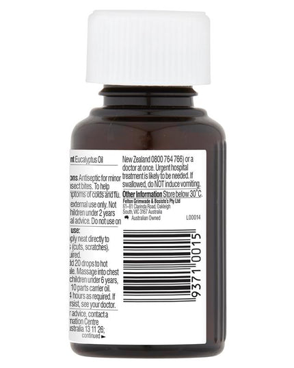 Bosisto's Eucalyptus Oil 50ml