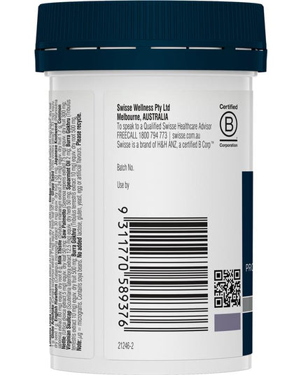 Swisse Mens Multivitamin 65+ 60 Tablets