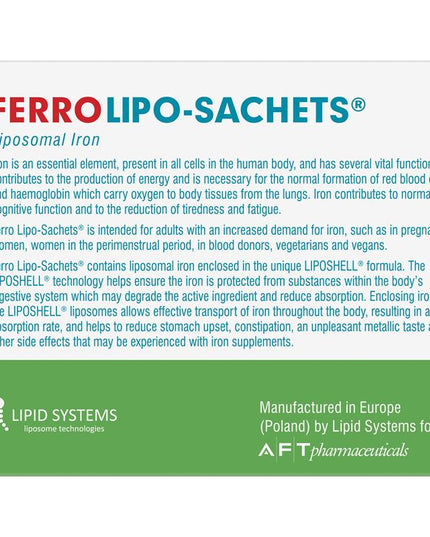 Lipo-Sachets Ferro Strawberry 5g 30 Sachets