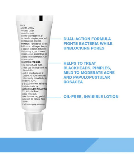 Azclear Medicated Lotion 25G - Pimples & Acne
