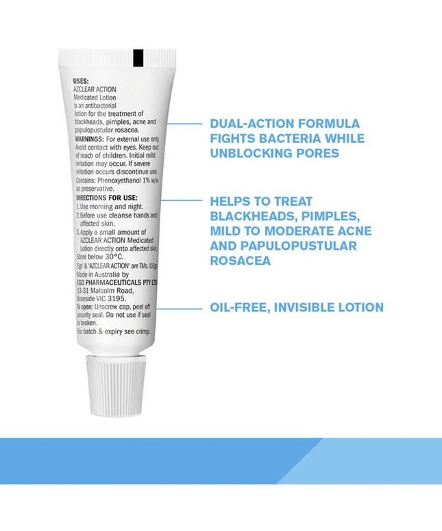 Azclear Medicated Lotion 25G - Pimples & Acne
