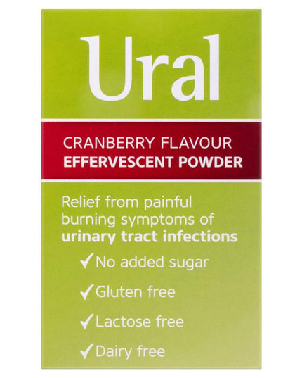 Ural Effervescent Powder Cranberry 28 Sachets