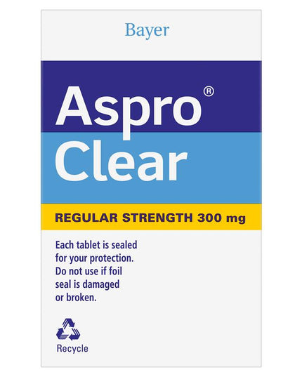 Aspro Clear Pain Relief 60 Soluble Tablets
