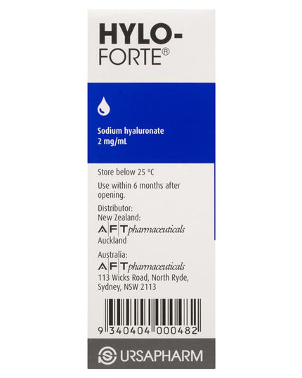 Hylo Forte 2mg Preservative Free Eye Drops 10ml
