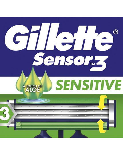 Gillette Sensor 3 Sensitive Disposables Male 4 Pack