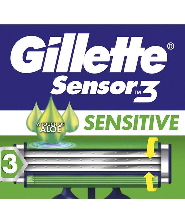 Gillette Sensor 3 Sensitive Disposables Male 4 Pack