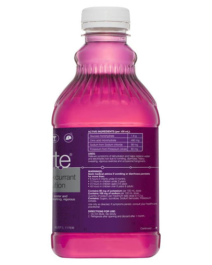 Hydralyte Liquid Apple Blackcurrant 1 Litre