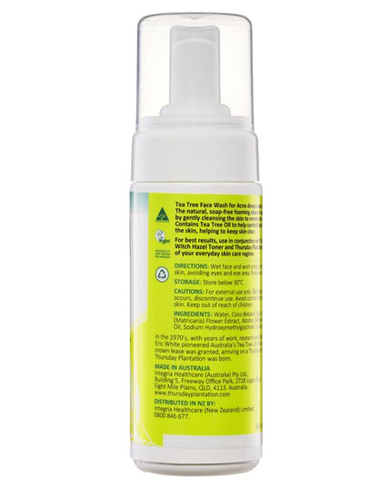 Thursday Plantation Tea Tree Acne Face Wash 150ml