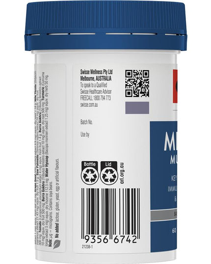Swisse Mens Multivitamin 50+ 60 Tablets