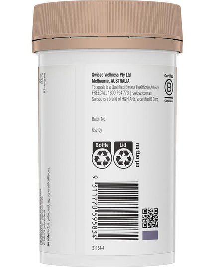 Swisse Ultiboost Magnesium Calcium + Vitamin D 120 Tablets