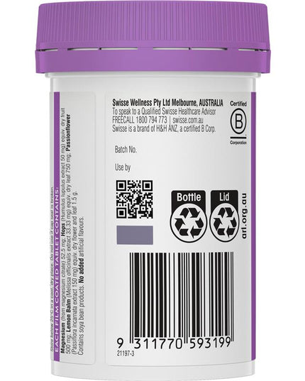 Swisse Ultiboost Relax & Sleep 60 Tablets