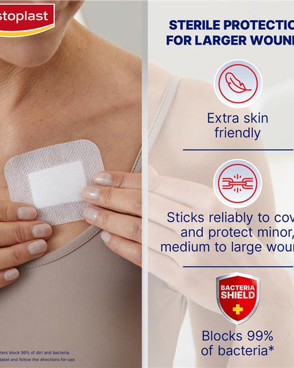 Elastoplast Sensitive Dressing XL 6x7cm 5 Dressings