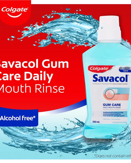 Colgate Mouthwash Savacol Gum Care Daily 500mL