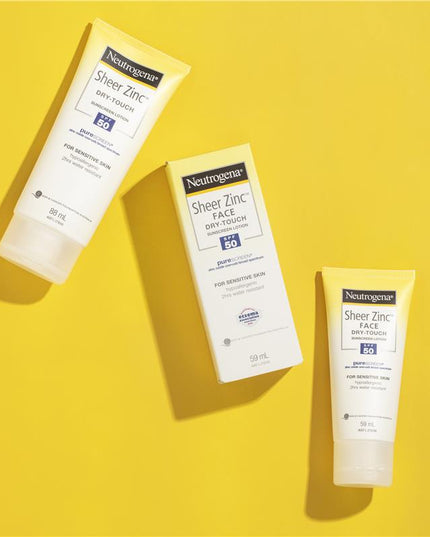 Neutrogena Sheer Zinc Body Dry-Touch Sunscreen Lotion 88mL