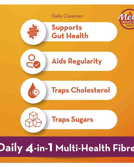 Metamucil Fibre Supplement Regular 72 Dose 504g