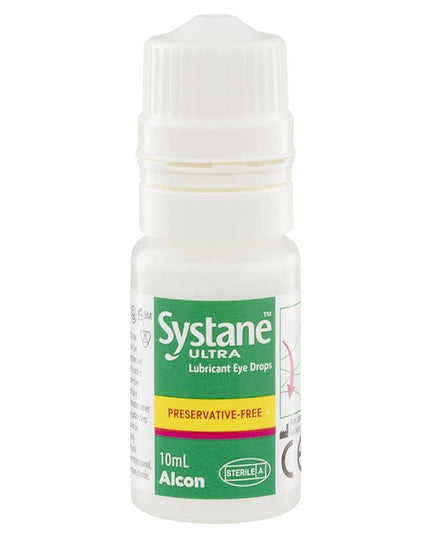 Systane Ultra Multi Dose Preservative Free Lubricant Eye Drops 10ml
