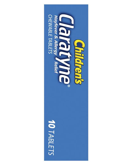 Children's Claratyne Allergy & Hayfever Relief Antihistamine For Kids Grape Flavoured Chewable Tablets 10 pack