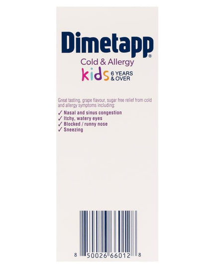 Dimetapp Cold and Allergy 200mL
