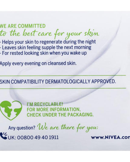 NIVEA Naturally Good Regenerating Face Moisturiser Night 50ml