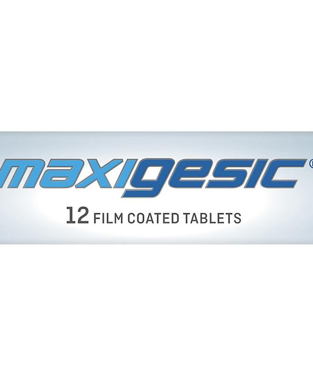Maxigesic Double Action Combination Pain Relief 12 Tablets