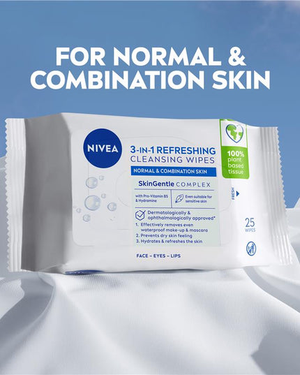 NIVEA Daily Essentials Refreshing Face Wipes 7pk