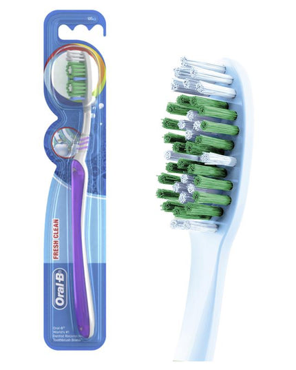 Oral B All Rounder Fresh Clean Soft Manual Toothbrush 1 Pack