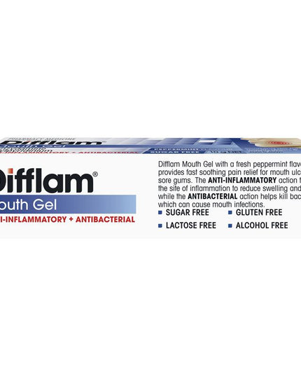 Difflam Anti-inflammatory Mouth Gel Peppermint 10g