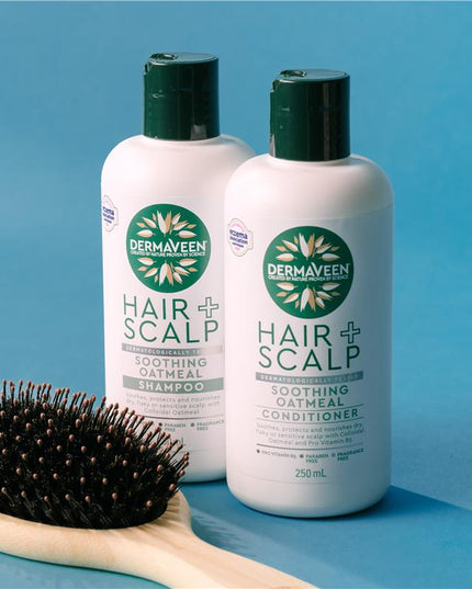 DermaVeen Oatmeal Shampoo for Dry, Flaky or Sensitive Scalps 250mL
