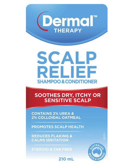 Dermal Therapy Scalp Relief Shampoo & Conditioner 210ml