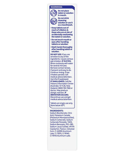 Polident Denture Cleanser Fresh Active Tablets 36