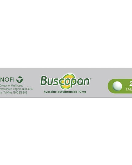 Buscopan Stomach Cramps Pain Relief 10mg Tablets 20 Pack