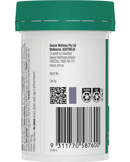 Swisse Ultiboost Prostate 50 Tablets