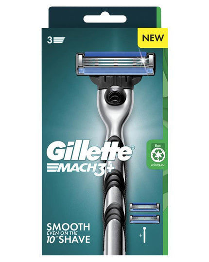Gillette Mach 3+ Razor 2 Up