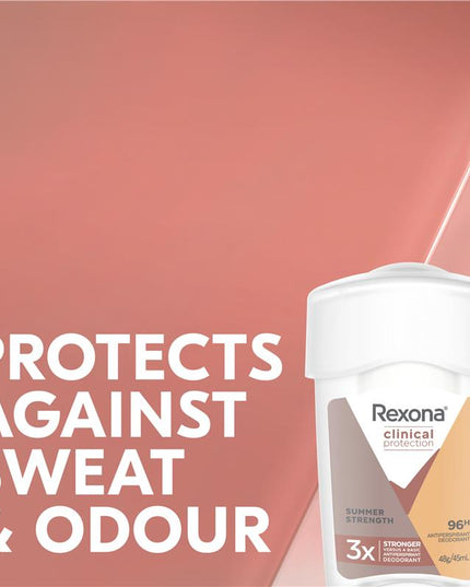 Rexona for Women Clinical Protection Antiperspirant Deodorant Summer Strength 45ml