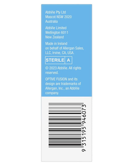 Optive Fusion Eye Drops 10mL