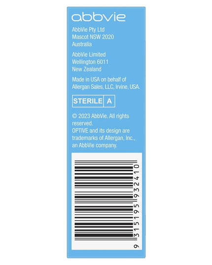 Optive Lubricant Eye Drop 15ml