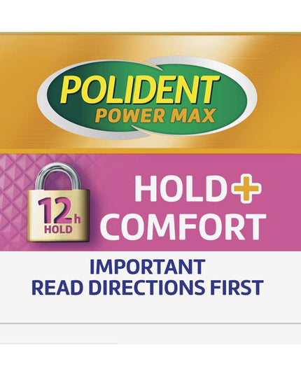 Polident Max Hold + Comfort Adhesive Cream 40g